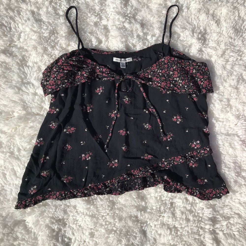 AE Flowy Crop Tank Top